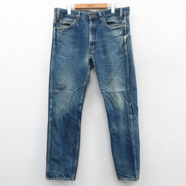 【20%OFF】W38★古着 リーバイス Levis 605 ジーンズ メンズ ヒゲ コットン タロン 紺 デニム 25nov19