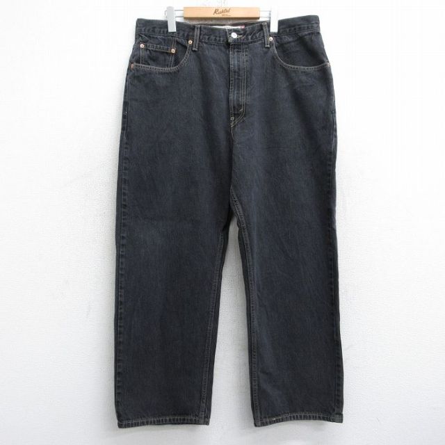 W38★古着 リーバイス Levis 569 ジーンズ メンズ コットン 黒 デニム【spe】 25nov19