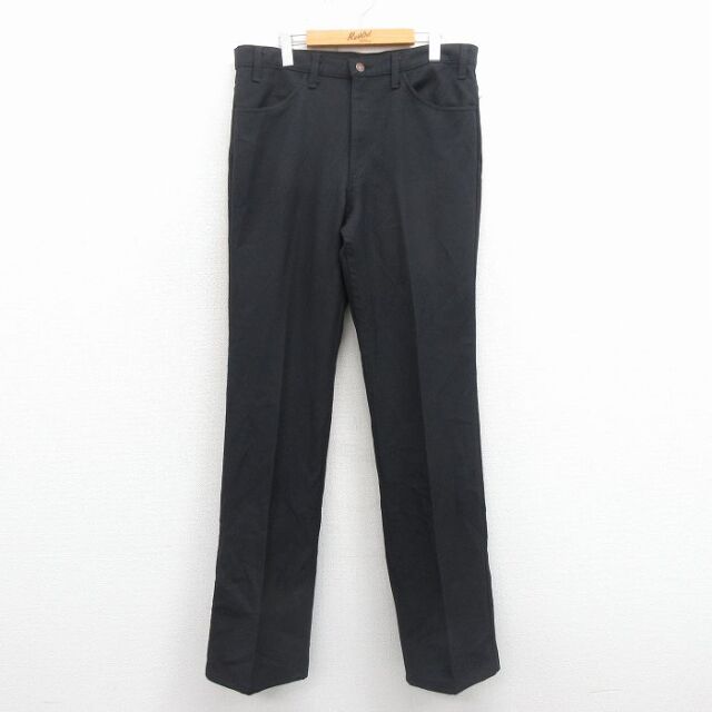 W36★古着 リーバイス Levis 517 パンツ メンズ 80年代 80s ブーツカット USA製 黒 25nov22
