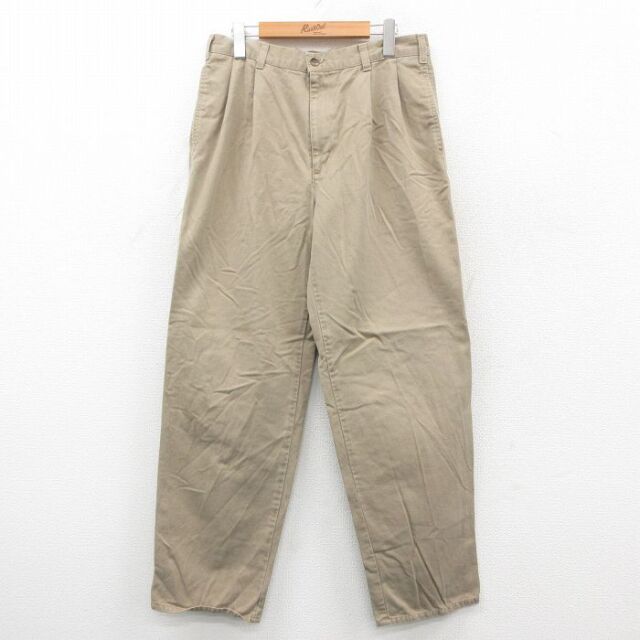 【20%OFF】W33★古着 ドッカーズ パンツ メンズ 00年代 00s コットン ベージュ【spe】 25nov22