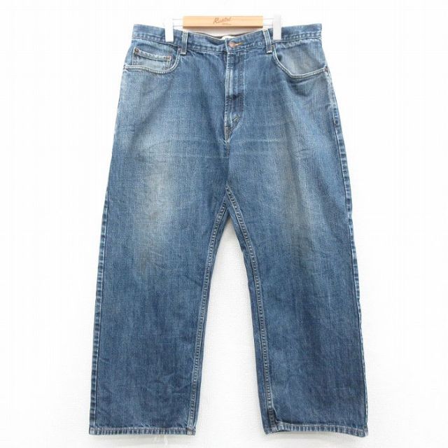 W36★古着 リーバイス Levis 569 ジーンズ メンズ ヒゲ コットン 紺 デニム【spe】 25nov25