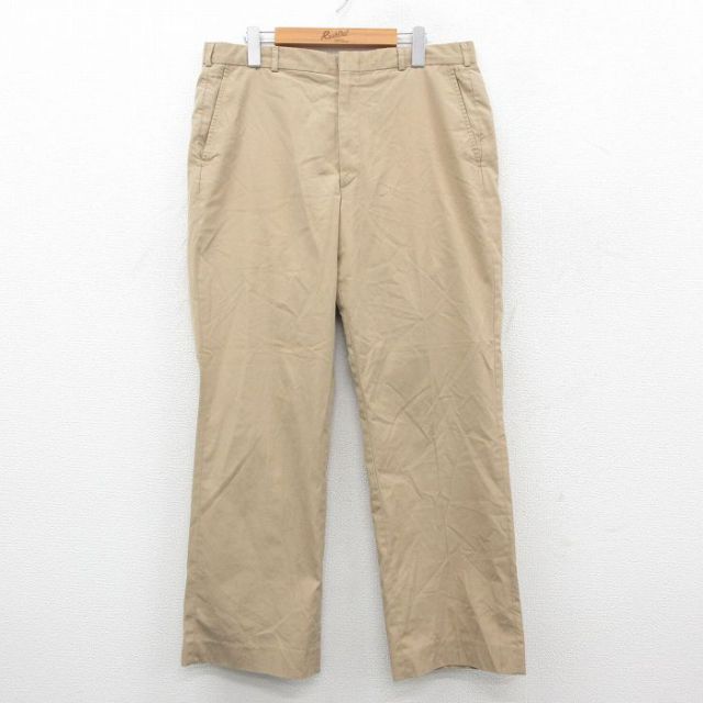 【20%OFF】W34★古着 ランズエンド スラックス パンツ メンズ 80年代 80s タロン ベージュ【spe】 25nov25