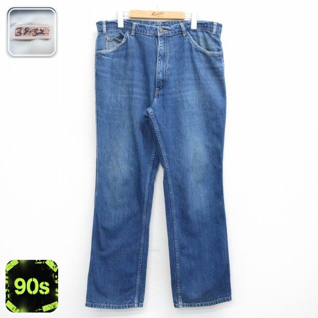 リーバイス 90s ジーンズ ヒゲ ネイビー W36 | 古着