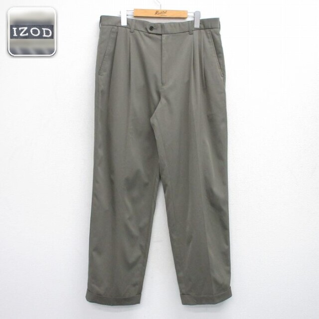 IZOD パンツ ブラウン W35 | 古着