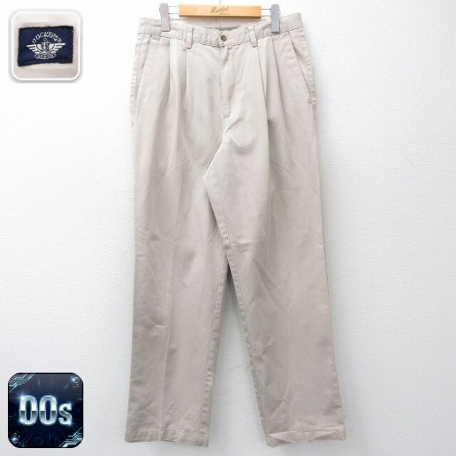【50%OFF】ドッカーズ 00s パンツ ベージュ W33 | 古着