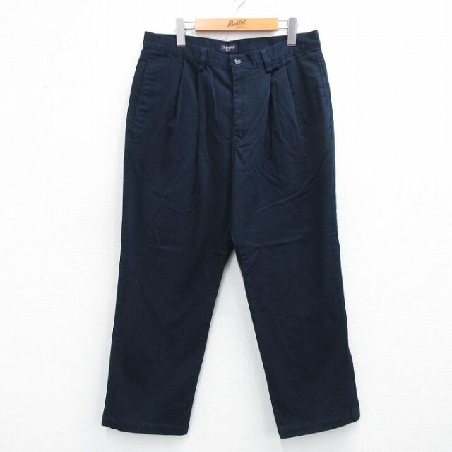 W33★古着 ドッカーズ パンツ メンズ 00年代 00s コットン USA製 紺 25nov27