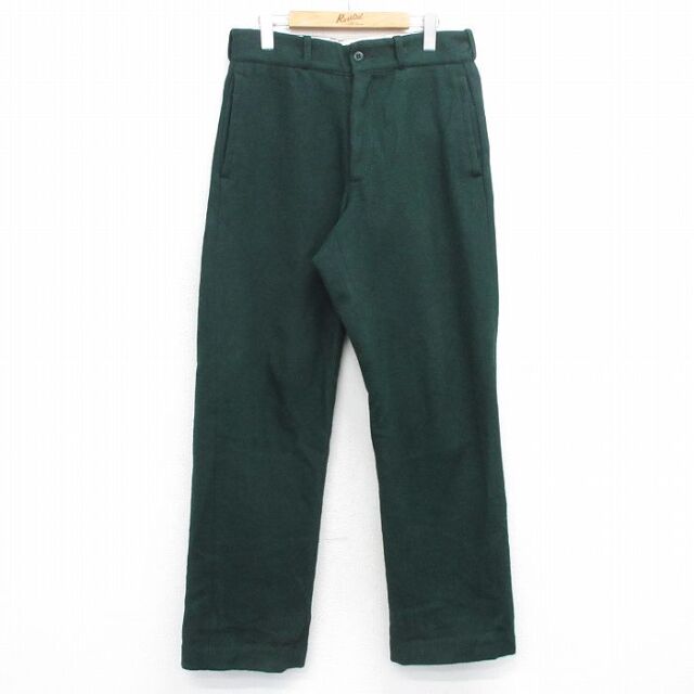【50%OFF】80s パンツ グリーン W33 | 古着