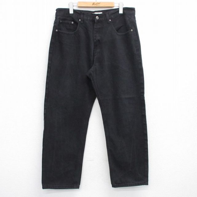 【20%OFF】W36★古着 ジーンズ メンズ 黒 デニム 25dec03
