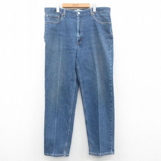 古着通販 W38☆古着 リーバイス Levis 560 ジーンズ メンズ 紺 デニム