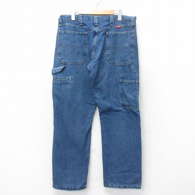 古着通販 W35☆古着 ラングラー ペインター パンツ メンズ コットン 紺
