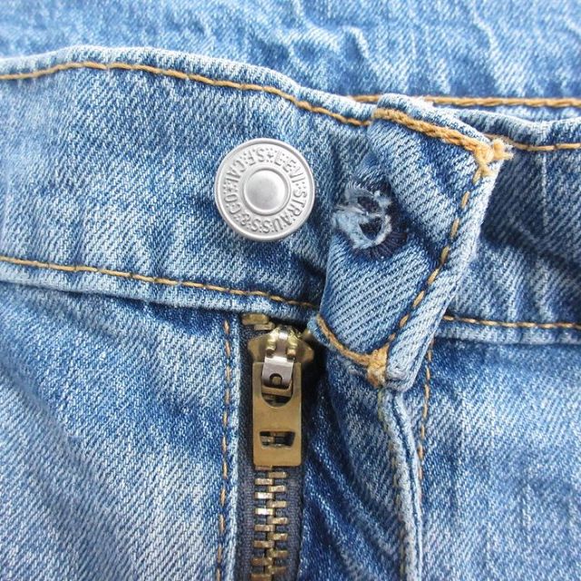 古着通販 W38☆古着 リーバイス Levis 569 ジーンズ メンズ ヒゲ 紺 デニム