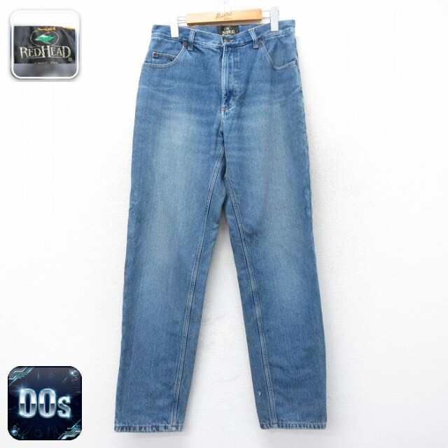 レッドヘッド 00s ジーンズ ヒゲ ネイビー W31 | 古着