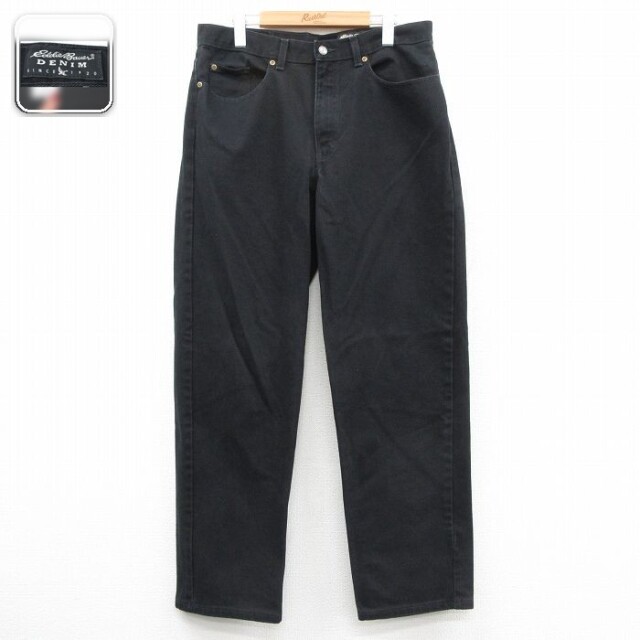 【50%OFF】エディーバウアー W35 ジーンズ ブラック | 古着
