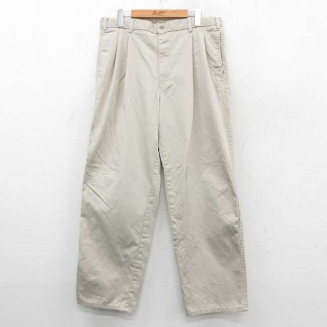 【20%OFF】ドッカーズ 90s パンツ ベージュ W36 | 古着
