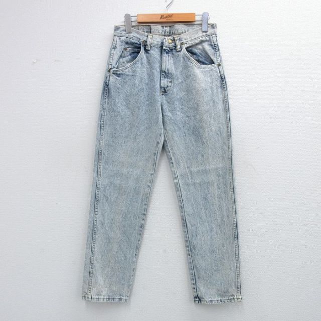 【20%OFF】ラングラー 90s ジーンズ ケミカルウォッシュ ネイビー W28 | 古着