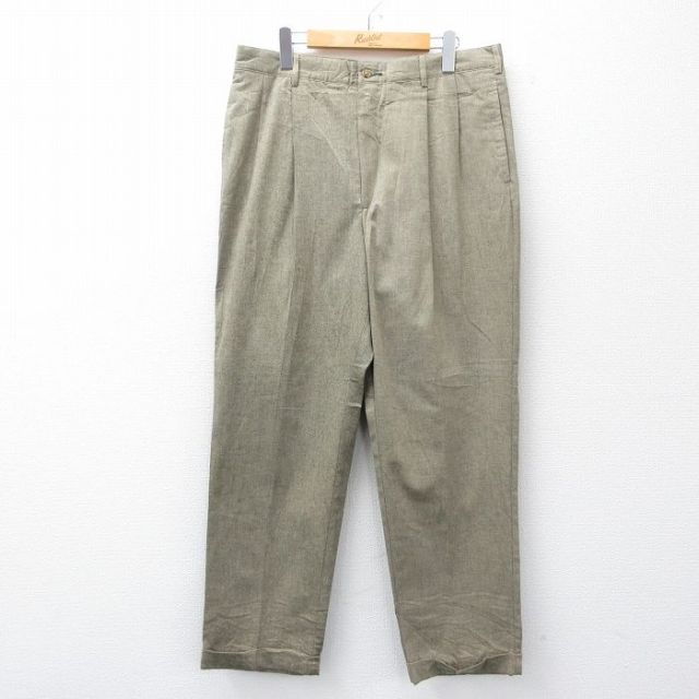 【20%OFF】トミーヒルフィガー 90s パンツ ブラウン W34 | 古着