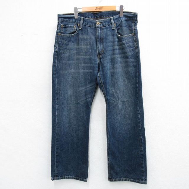 W37★古着 リーバイス Levis 569 ジーンズ メンズ ヒゲ コットン 紺 デニム【spe】 26jan21