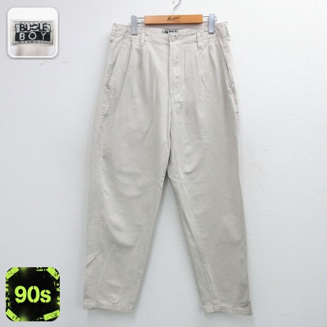 【50%OFF】ビューグルボーイ 90s パンツ ベージュ W33 | 古着