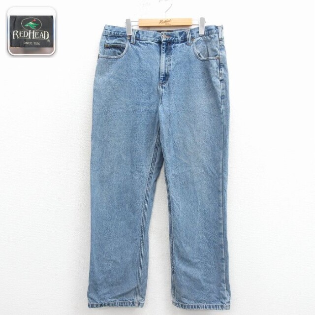 【50%OFF】レッドヘッド ジーンズ 内側フランネル ネイビー W34 | 古着