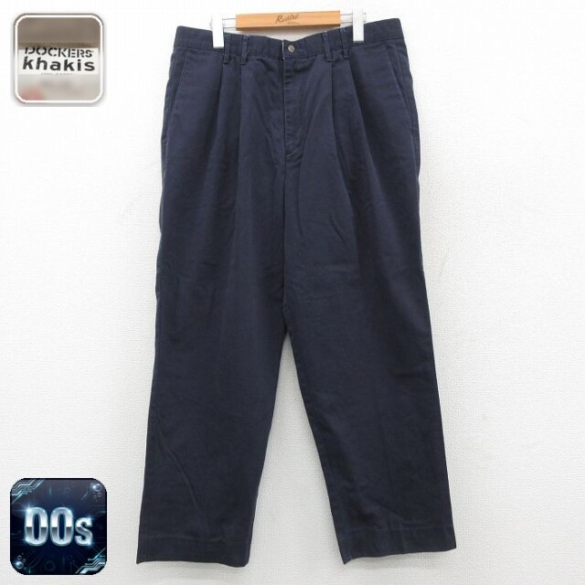 【50%OFF】ドッカーズ 00s パンツ ネイビー W34 | 古着