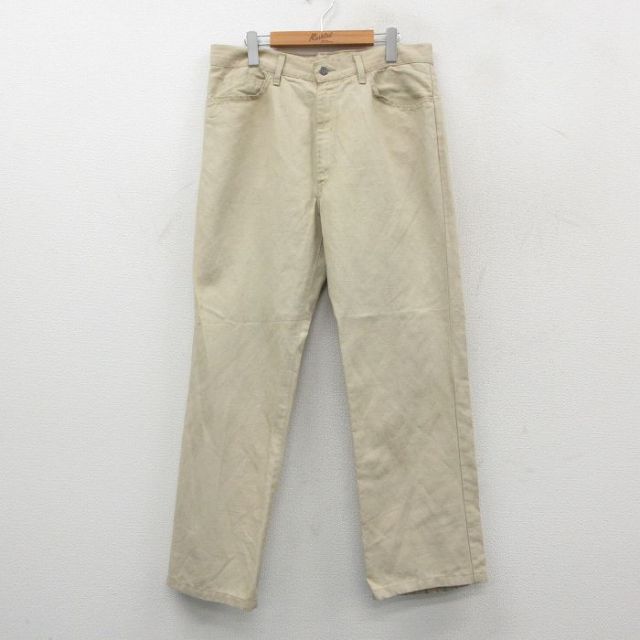 リーバイス W36 パンツ ベージュ | 古着