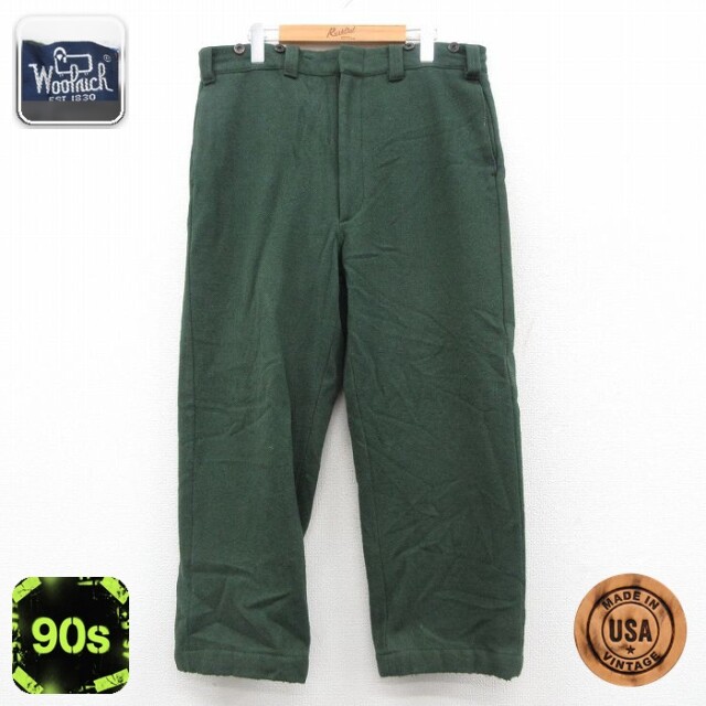 【50%OFF】ウールリッチ 90s パンツ グリーン W38 | 古着