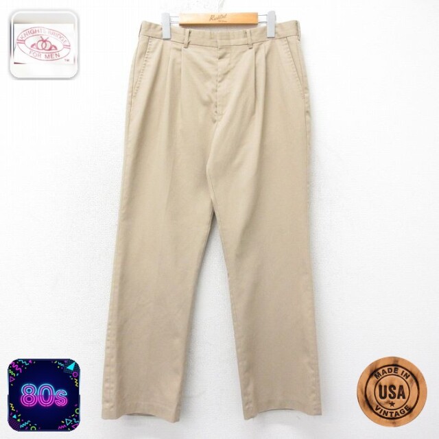 【50%OFF】パンツ 80s タロン ベージュ W34 | 古着