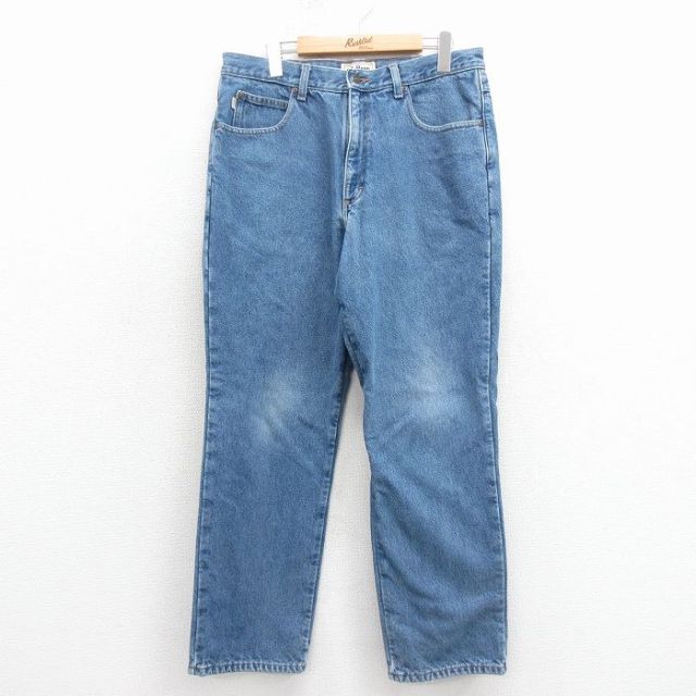 W34★古着 エルエルビーン ジーンズ メンズ 00年代 00s コットン 紺 デニム 26feb05