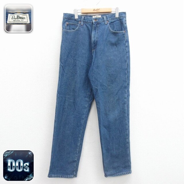 【50%OFF】エルエルビーン 00s ジーンズ ネイビー W34 | 古着