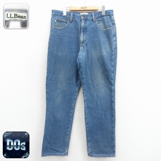 【50%OFF】エルエルビーン 00s ジーンズ ネイビー W34 | 古着