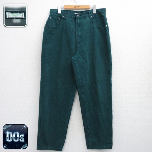 【50%OFF】ゲス 00s ジーンズ グリーン W38 | 古着