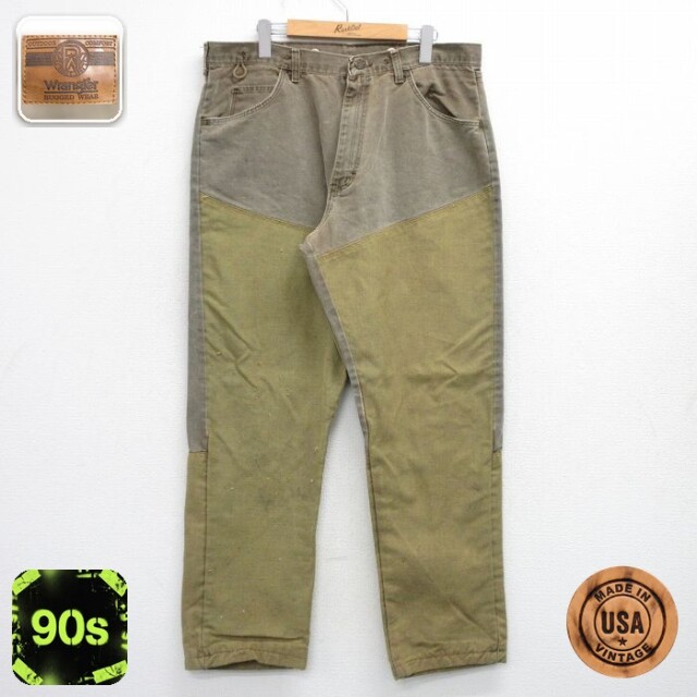 【50%OFF】ラングラー 90s ハンティングパンツ ブラウン W38 | 古着