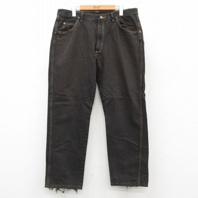 【20%OFF】ラングラー 00s ジーンズ ブラウン W35 | 古着