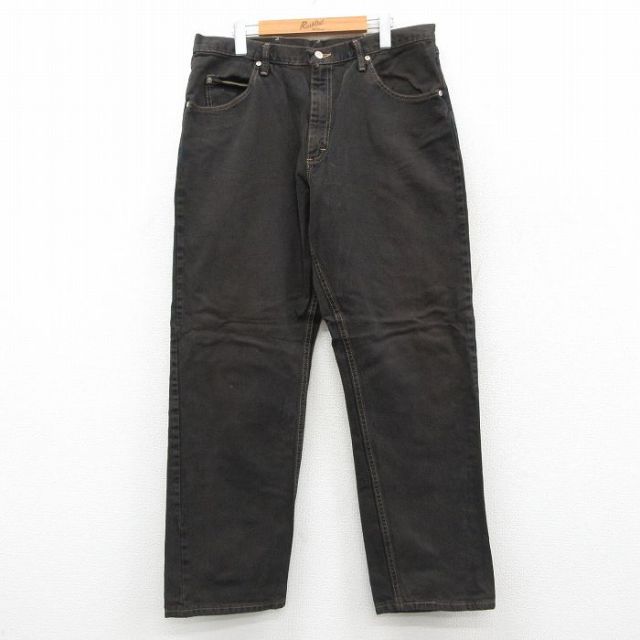 【20%OFF】ラングラー ジーンズ ブラウン W34 | 古着