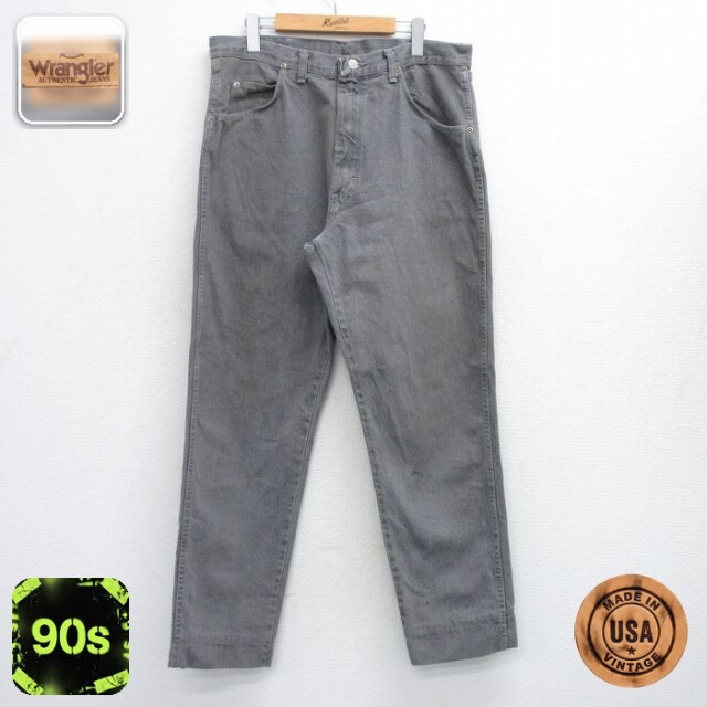 【50%OFF】ラングラー 90s ジーンズ グレー W36 | 古着