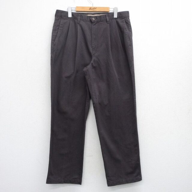 W36★古着 ドッカーズ パンツ メンズ 90年代 90s コットン USA製 茶系 26feb25