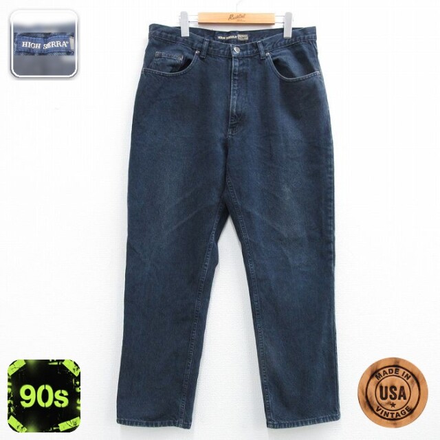 【50%OFF】ジーンズ メンズ 90s コットン USA製 濃紺 デニム 実寸W36 | 古着