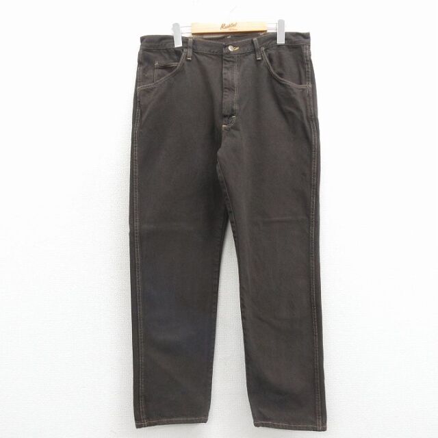 【20%OFF】ラングラー ジーンズ こげ茶 W36 | 古着