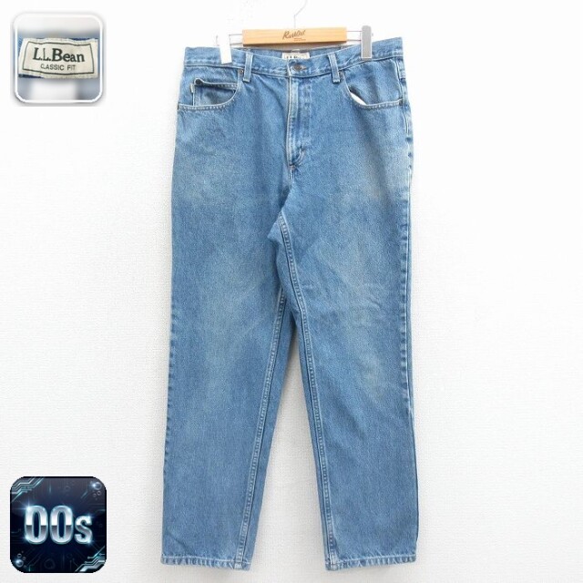 【50%OFF】エルエルビーン 00s ジーンズ ネイビー W34 | 古着