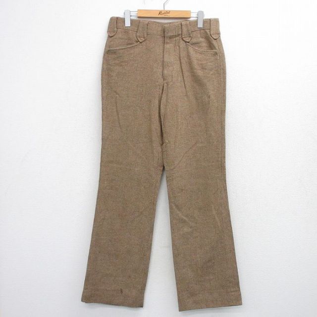 【20%OFF】ペンドルトン 70s パンツ フレア ブラウン W32 | 古着