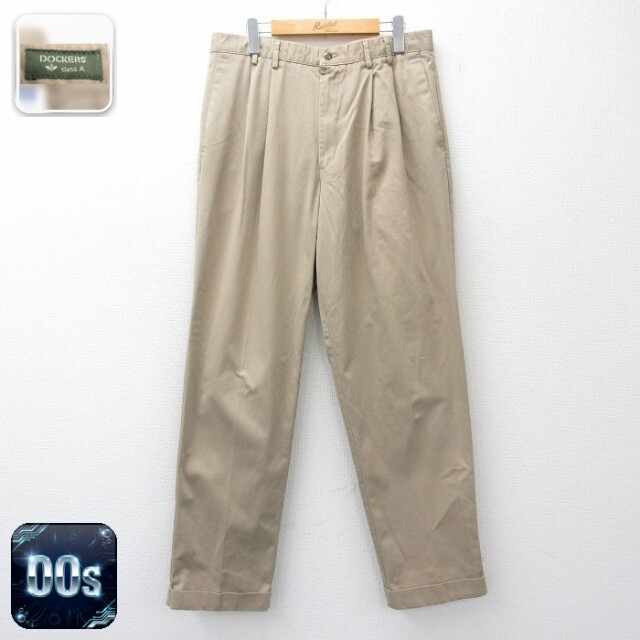 【50%OFF】ドッカーズ 00s パンツ ベージュ W34 | 古着