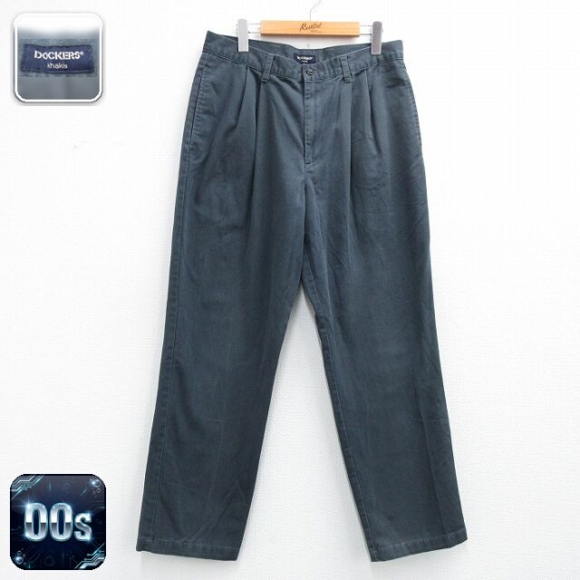 【50%OFF】ドッカーズ 00s パンツ グレー W34 | 古着