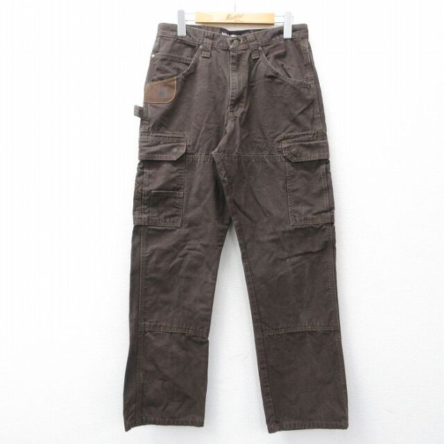 【20%OFF】ラングラー ペインターカーゴパンツ ブラウン W30 | 古着