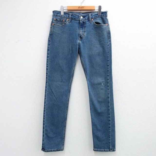 【20%OFF】リーバイス511 ジーンズ ネイビー W31 | 古着