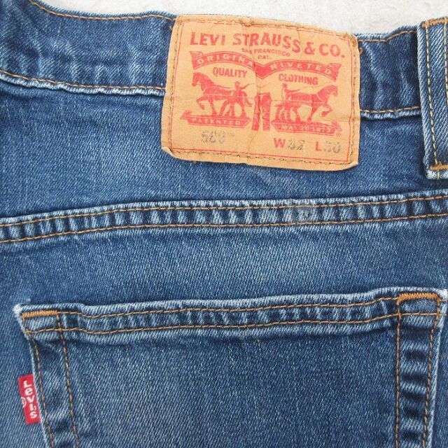 古着通販 W32☆古着 リーバイス Levis 569 ジーンズ メンズ ヒゲ 紺 デニム