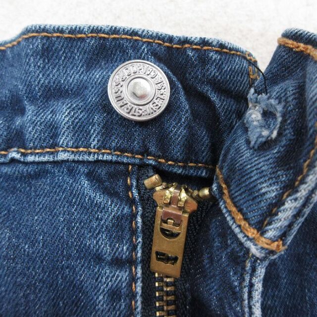 古着通販 W32☆古着 リーバイス Levis 569 ジーンズ メンズ ヒゲ 紺 デニム