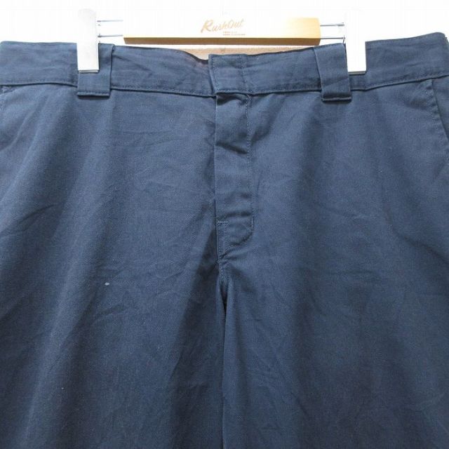 古着通販 W36☆古着 ディッキーズ ワーク パンツ メンズ 紺