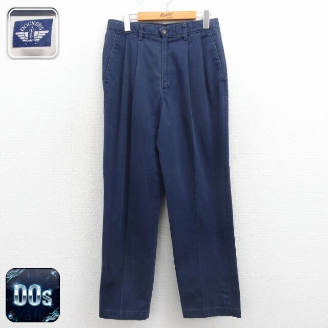 【50%OFF】ドッカーズ 00s パンツ ネイビー W30 | 古着