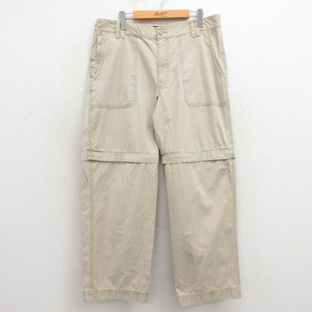 【20%OFF】エディーバウアー ベイカーパンツ リップストップ ベージュ W36 | 古着