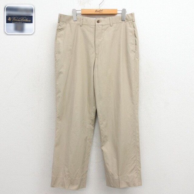 【50%OFF】ブルックスブラザーズ パンツ ベージュ W34 | 古着